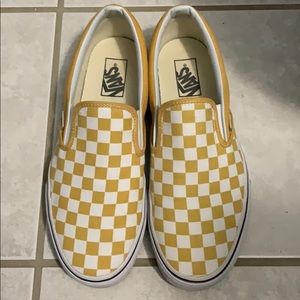 Checkered Slip On Vans